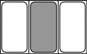 Stainless steel GN container, 1/3